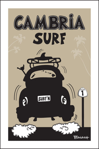 CAMBRIA ~ SURF BUG TAIL AIR ~ 12x18