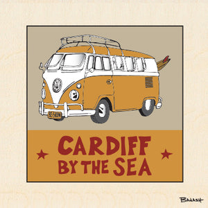 CARDIFF BY THE SEA ~ CALIF STYLE BUS ~ 6x6