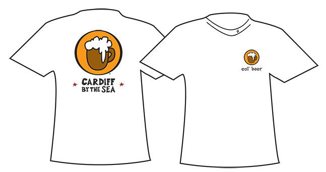 CARDIFF BY THE SEA ~ COL BEER CLASSIC LOGO
