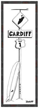 Load image into Gallery viewer, CARDIFF BY THE SEA ~ LONGBOARD ~ SURF XING ~ 8x24