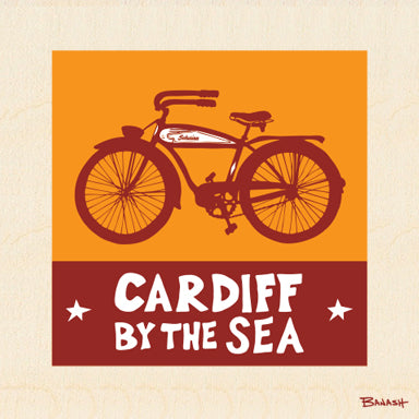 CARDIFF BY THE SEA ~ SCHWINN AUTOCYCLE ~ SUNDOWN ~ 6x6