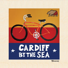 Load image into Gallery viewer, CARDIFF BY THE SEA ~ SKIPTOOTH BICYCLE ~ 6x6