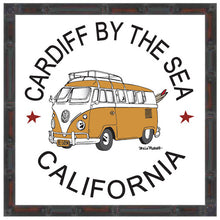 Load image into Gallery viewer, CARDIFF BY THE SEA ~ CALIF STYLE BUS ~ 12x12