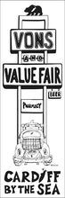 Load image into Gallery viewer, VALUE FAIR ~ CARDIFF BY THE SEA ~ 8x24