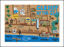 Load image into Gallery viewer, CARDIFF BY THE SEA ~ TOWN ~ 16x20