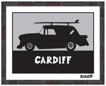 Load image into Gallery viewer, CARDIFF BY THE SEA ~ SURF NOMAD ~ CLASSIC LOGO ~ 16x20
