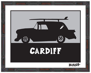 CARDIFF BY THE SEA ~ SURF NOMAD ~ CLASSIC LOGO ~ 16x20