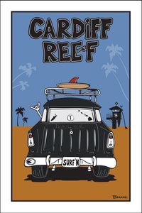 CARDIFF REEF ~ SURF NOMAD TAIL ~ SAND LINES ~ 12x18