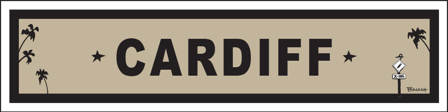CARDIFF ~ RR XING ~ OLD WEST ~ 6x24