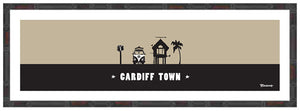 CARDIFF TOWN ~ SURF HUT ~ 8x24