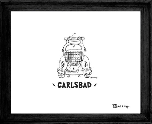 CARLSBAD ~ CATCH A LINE BUG ~ 16x20