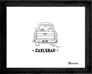 CARLSBAD ~ CATCH A LINE PICKUP ~ 16x20