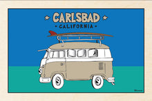 Load image into Gallery viewer, CARLSBAD ~ CALIF STYLE SURF BUS ~ 12x18