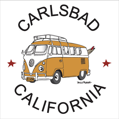 CARLSBAD ~ CALIF STYLE BUS ~ 12x12