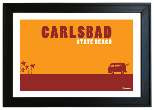 CARLSBAD STATE BEACH ~ 12x18