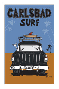CARLSBAD ~ SURF NOMAD TAIL ~ SAND LINES ~ 12x18