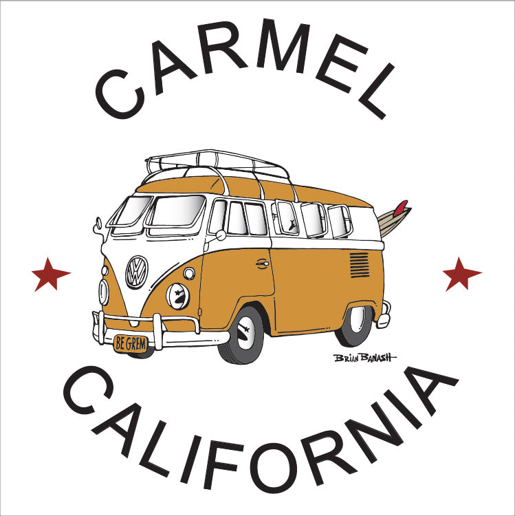 CARMEL ~ CALIF STYLE BUS ~ 12x12