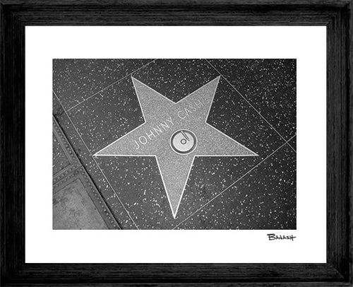 JOHNNY CASH ~ HOLLYWOOD STAR ~ 16x20