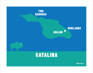 CATALINA ISLAND ~ HOWLANDS ~ 16x20