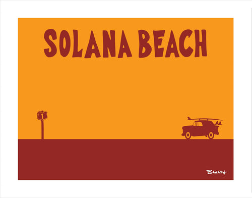 SOLANA BEACH ~ CATCH A SURF ~ SURF NOMAD ~ 16x20