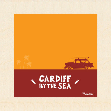 CARDIFF BY THE SEA ~ SURF NOMAD ~ 6x6