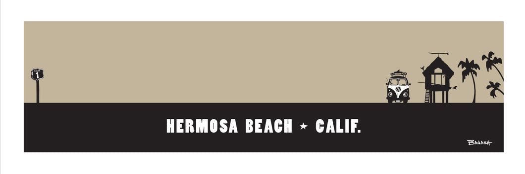 HERMOSA BEACH ~ SURF HUT ~ 8x24