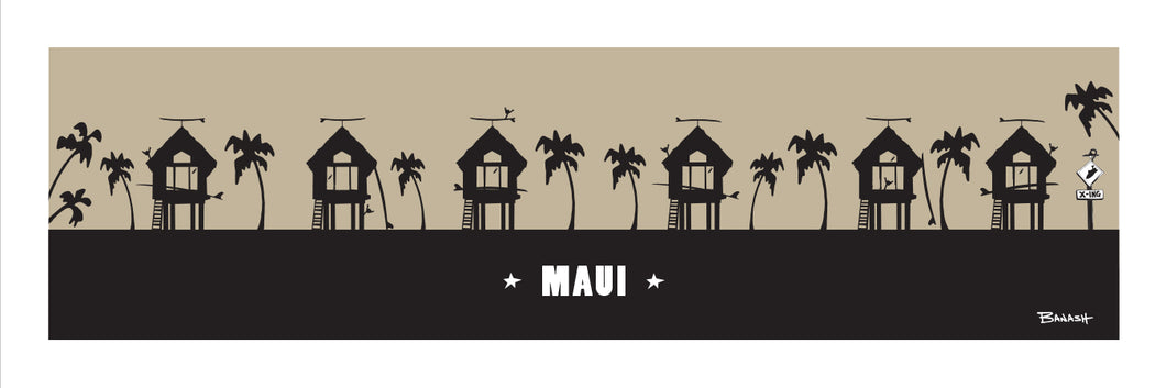 MAUI ~ SURF HUTS ~ 8x24
