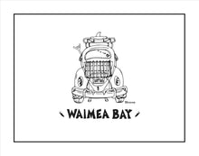 Load image into Gallery viewer, WAIMEA BAY ~ CATCH A LINE ~ SURF BUG ~ 16x20