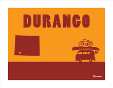 Load image into Gallery viewer, DURANGO ~ CANOE AUTOCYCLE BUS ~ CO STATE ~ 16x20