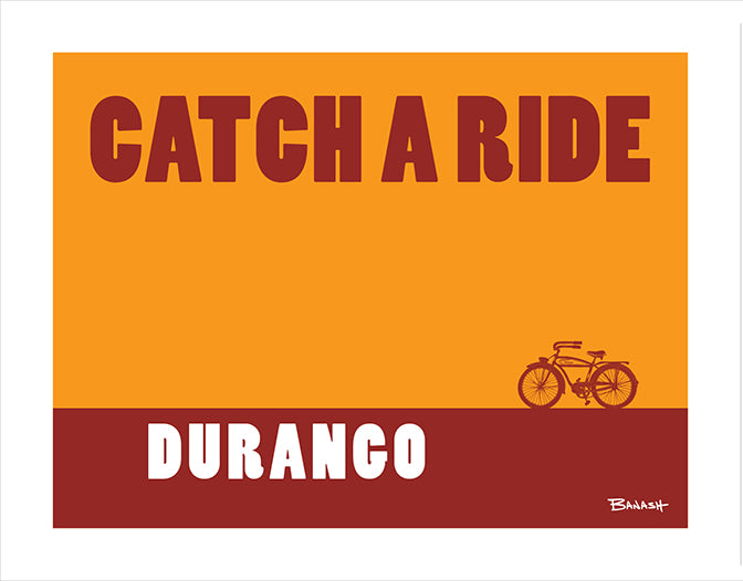 DURANGO ~ CATCH A RIDE ~ AUTOCYCLE ~ 16x20