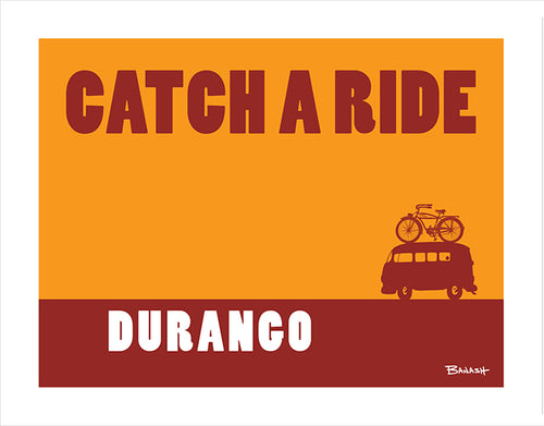 DURANGO ~ CATCH A RIDE ~ AUTOCYCLE BUS ~ 16x20