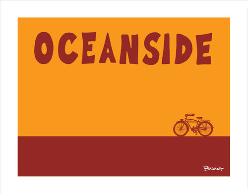OCEANSIDE ~ CATCH A SURF ~ AUTOCYCLE ~ 16x20