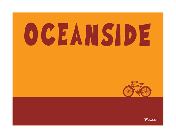 OCEANSIDE ~ CATCH A SURF ~ AUTOCYCLE ~ 16x20