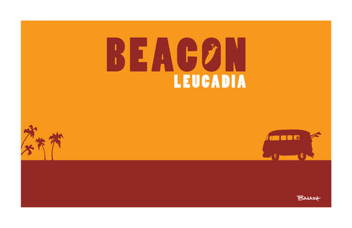 BEACON ~ LEUCADIA ~ CATCH A SURF ~ SURF BUS ~ PALMS ~ 12x18
