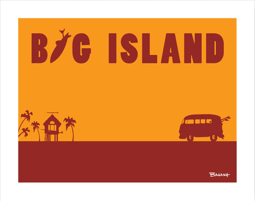 BIG ISLAND ~ SURF BUS HUT ~ 16x20