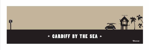 CARDIFF BY THE SEA ~ SURF HUT ~ SURF BUG ~ 8x24