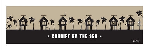 CARDIFF BY THE SEA ~ SURF HUTS ~ 8x24