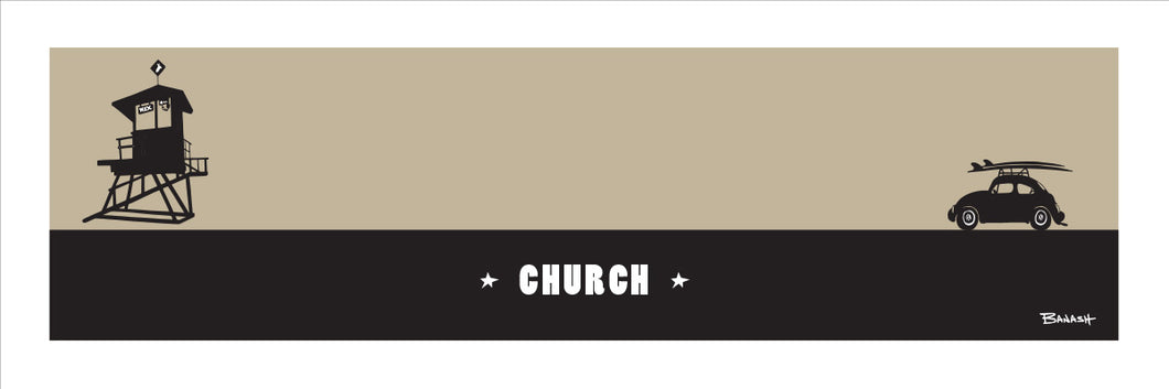 SAN ONOFRE ~ CHURCH ~ TOWER ~ 8x24
