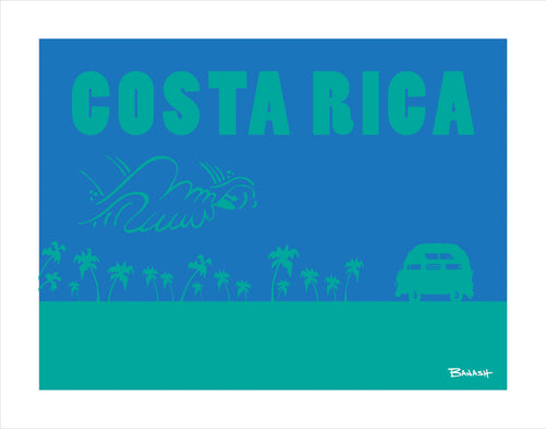 COSTA RICA ~ SURF CAMPER BUS ~ 16x20