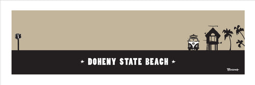DOHENY STATE BEACH ~ SURF HUT ~ 8x24