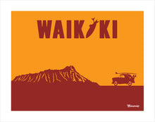 Load image into Gallery viewer, WAIKIKI ~ SURF NOMAD ~ LEAHI ~ CATCH A SURF ~ 16x20
