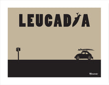 Load image into Gallery viewer, LEUCADIA ~ CATCH A SURF ~ SURF BUG ~ BLACK N TAN ~ 16x20