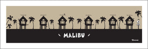 MALIBU ~ SURF HUTS ~ 8x24