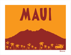 MAUI ~ ISLAND ~ SURF NOMAD ~ PALMS ~ CATCH A SURF ~ 16x20
