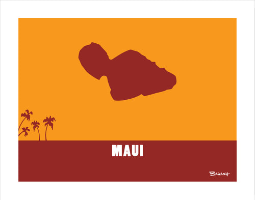 MAUI ~ ISLAND ~ CATCH A SURF ~ 16x20