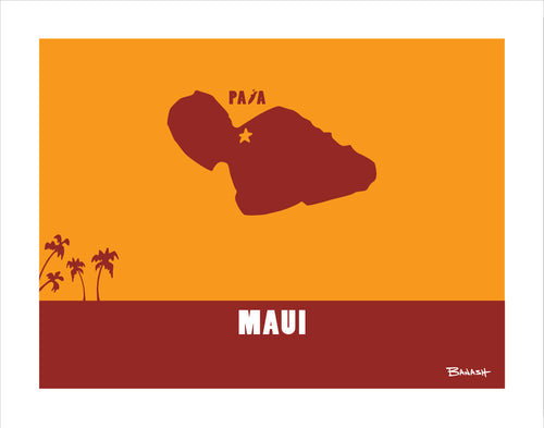 MAUI ISLAND ~ PAIA ~ CATCH A SURF ~ 16x20