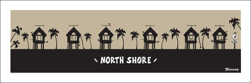 NORTH SHORE ~ SURF HUTS ~ 8x24