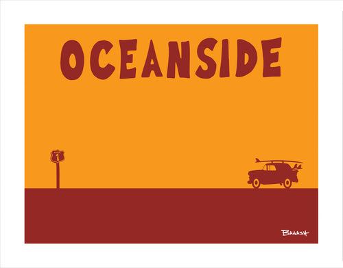 OCEANSIDE ~ CATCH A SURF ~ SURF NOMAD ~ 16x20