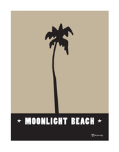 Load image into Gallery viewer, MOONLIGHT BEACH ~ SURF PALM ~ 16x20