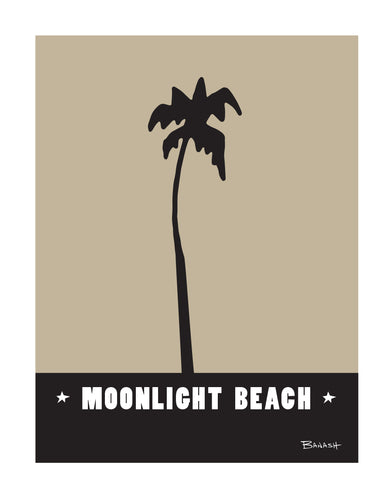MOONLIGHT BEACH ~ SURF PALM ~ 16x20